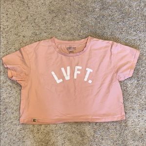 Live Fit. Apparel Crop Tee